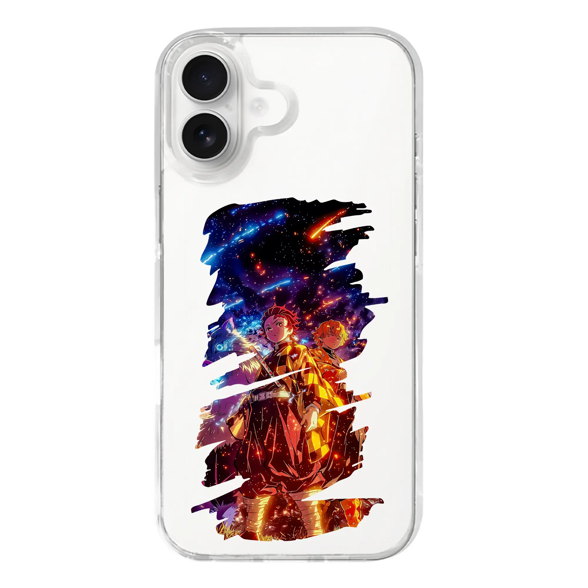 鬼滅の刃 グッズ,竈門 炭治郎 - iPhone 17シリーズ 透明スマホケース – 薄型・耐衝撃・精密フィット保護カバー